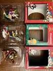 Looney Tunes Vintage Christmas Ornament W box 1996   Set Of 3