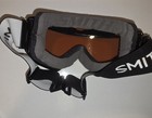 Smith Ski Goggles Black Frame Rose Tinted Lens Adjustable Strap Uv