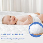 2 Pack Waterproof Crib Mattress Protector  Quilted Baby Mattress Cover Fitted