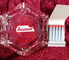 Falstaff Beer Ashtray- 2 Full Matchbooks