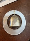 Vintage Sterling Silver 925 Baby Rattle Teething Ring Mother Of Pearl 