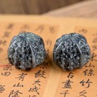 Natural Hotan Jade Blue And White Walnut Antique Curios Play With Props Men s