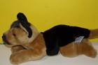 14  Russ Laydown Yomiko Classics German Shepard Plush Dog Brown   Black Soft