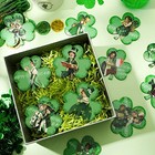  24 Pcs Vintage Valentine Day Tree Ornaments Easter Wooden Ornaments Shamrock