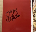 Ozzy Osbourne Signed Autographed Autograph Black Sabbath Promo Poster 4 Trib Cd