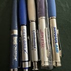 B23 Vintage Pharmaceutical Drug Rep Pens Lot Of 5 Metal