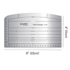 Aviation Aluminum Hot Hem Gauge  Hot Iron Ruler  Hot Press For Sewing Patterns