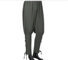 Medieval Mens Ankle Banded Pants Viking Pirate Renaissance Trousers S Green
