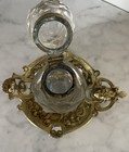 Brass Art Nouveau Vintage Inkwell