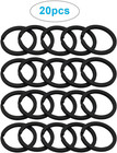 20 Pack Key Ring Keychain 3 4 Inch 20mm Diameter Metal Flat Split Key Chains