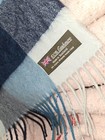 Scotland 100  Cashmere Scarf Blue Plaid Soft Cashmere N  Europe 