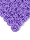 100pcs Artificial Rose Flower Heads  Realistic Foam Fake Roses 