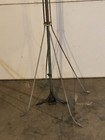 Vintage 55 3 4    In  Copper Lightning Rod With 4 Leg Stand