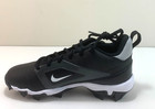 Nike Alpha Menace 4 Shark Youth Size 3 5y Black Grey Football Cleats Fq4012-001