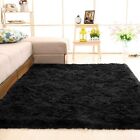 Merelax Soft Modern Indoor Shaggy Area Rug For Bedroom 2 X 3 Feet  Black 