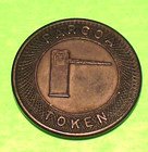 Fort Worth  Texas  Tx  Harris Hospital  Parcoa Oxidized Black Var  Parking Token