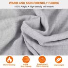 Women Long Blanket Scarf Wrap Shawl Solid Cozy Checked Pashmina Oversized Scarf