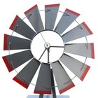 8ft Tall Ornamental Windmill Lawn Speed Iron Garden Weather Vane Rustic Us Ship