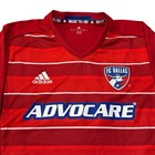 Adidas Mls Fc Dallas 2015-2016 Home Jersey Soccer Size Medium Authentic Futbol