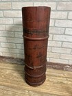 Antique Primitive 1800s Wooden Butter Churn Original Red Paint Aafa Early Farmho