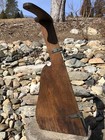 Antique Oak Wood Sail Boat Rudder Sailing Nautical Maritime Ocean Decor