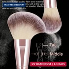 Kuoryzal Pink Makeup Brushes Set Professional 66pcs With Case Premium Synthetic