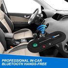 Bluetooth Speaker Handsfree Car Kit Sun Visor Clip Wireless Audio Receiver