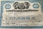 1936 United Stores Corporation Class A Stock Certificate 15 Shares Free Us Ship