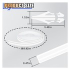 Kiturek 32ft Car Pinstriping Tape  Vinyl Pin Striping Decals Car Trim White