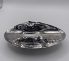 Vintage Clam Shaped Silver Plate Footed Trinket Tray