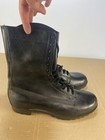 1960   s Vtg Vietnam War Era Black Us Army Military Combat Jump Boots Sz 12 60s