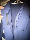 Kerrits Kids Stretch Competitor Show Coat Sz M Navy Blue