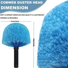 Cobweb Duster Head Brush-twist-on Spider Web Brush For Outdoor   Indoor Web C   
