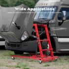 Foldable  Automotive Topside Creeper 400lbs Adjustable 46  To 71  Engine Creeper