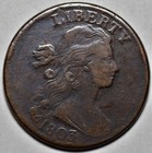 1803 Draped Bust Large Cent - Small Date large Fraction - Scratched