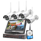 Hiseeu Cctv Security Camera System 5mp 5g Wifi Cameras 10ch Nvr With 10  monitor