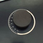 Vintage Ham Radio Precision Instrument Military Dial Plate   Knob Marked 0-100