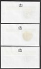 Cayman Islands 1977 Qeii Silver Jubilee Coin First Day Covers Set Of 3