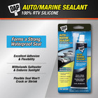 Dap 00694 2 8-ounce Silicone Rubber Auto marine Sealant  Clear