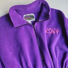 Vintage Arctic Cat Women s Fleece Jacket Size L Purple 90 s Snowmobile Sz L