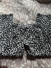 Low Waisted Fuzzy Pajama Bottoms With Hot Pink Buttons 