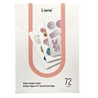 Liene Sticker Paper   Cartridge 72 Sheets 4  7 Printable Adhesive Paper For Pixcu