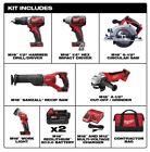 M18 18v Lithium-ion Cordless Combo Tool Kit  6-tool  With Two 3 0 Ah Batteries  
