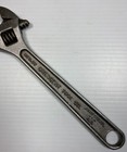 Vintage Crescent Tool Company Crestoloy 10  Adjustable Wrench Made In Usa Tool