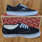 Vans Men s Authentic Canvas Sneakers Shoes   Black white   Various Sizes