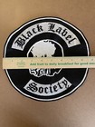 Black Label Society Large Back Patch  Embroidered  Sew On  8 3 4    Diameter  New