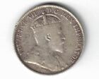 Newfoundland 1908 Five Cents King Edward Vii Canadian Sterling Silver Coin