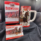 2018 Budweiser Anheuser Busch Beer Holiday Christmas Stein  Nib W  Coa