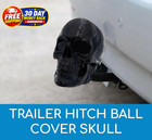 Trailer Hitch Ball Cover Skull Truck Hitch Cover Brake Tail Rubber Towing Hitch
