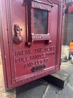 Vtg Universal Tool   Mfg Fire Alarm Station Call Box  Telegraph Box W  Internals